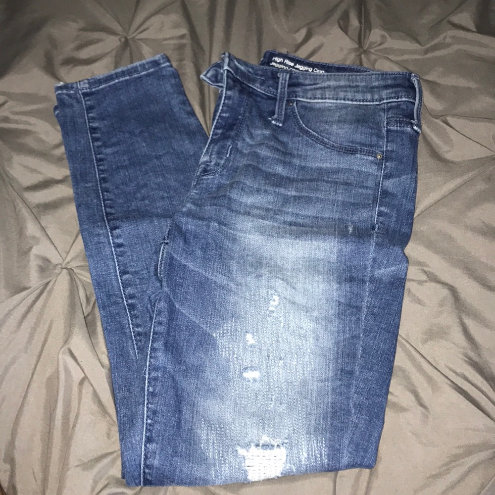 Mossimo High Rise Jegging Crop Jeans
